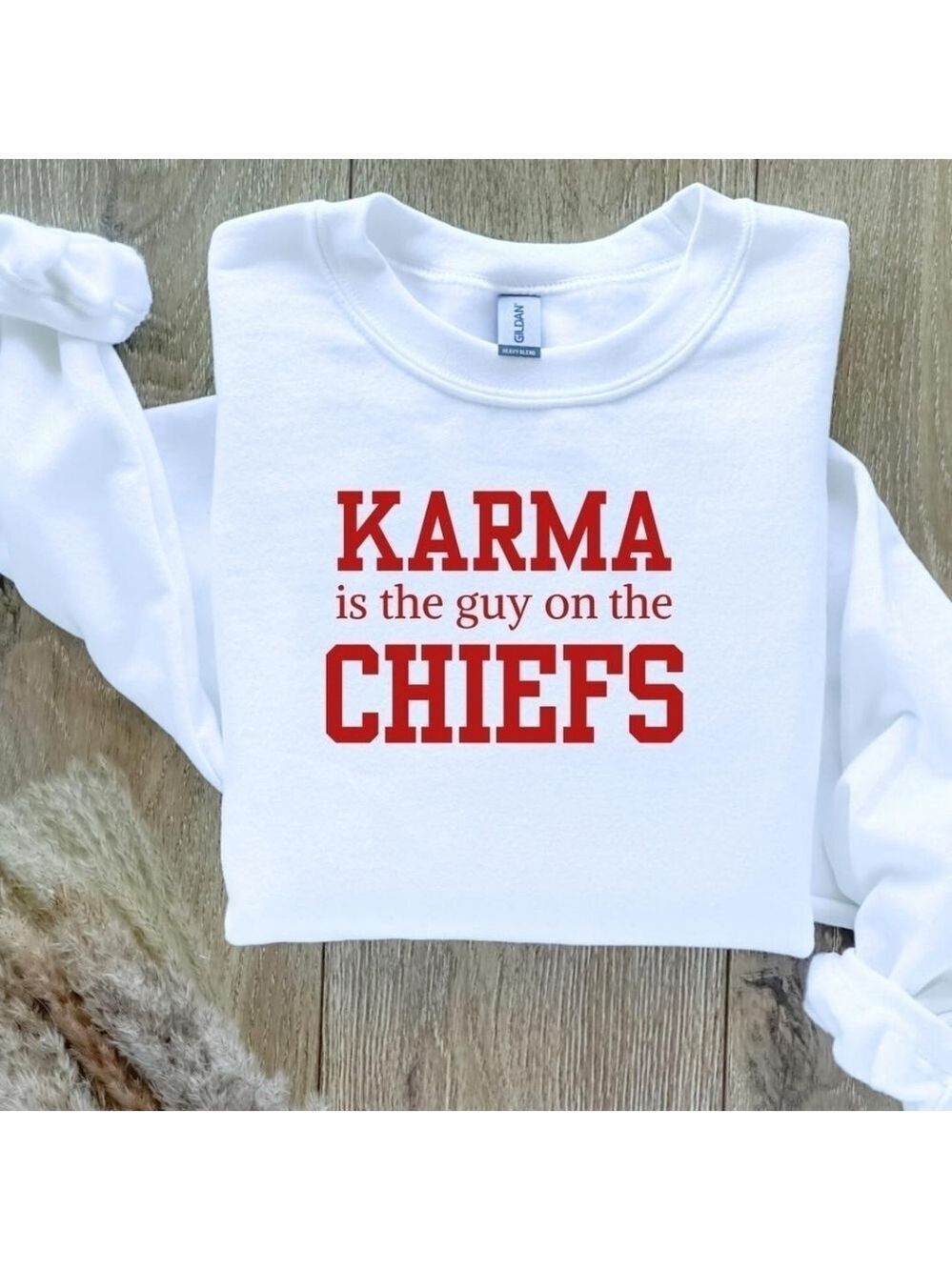 Karma is the Guy on the Chiefs Sweatshirt - Swift Kelce